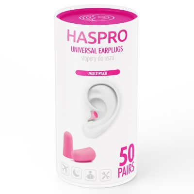 MEGA TUBE - 50 PAR ØREPROPPER - Pink